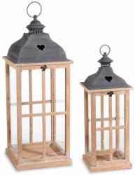 Decorer Set 2 felinare 25, 5x25, 5x71 H, 19, 5 x 19, 5 x 53, 5 H (A51.55.91)