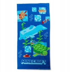 Carbotex Minecraft Aquatic fürdőlepedő, strand törölköző 70x140cm (MC2425104-R)