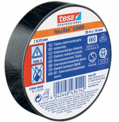 TESA PVC szigetelőszalag, 19mm×20m, fekete, erős, elektromos ellenállás (53988-00006-00)