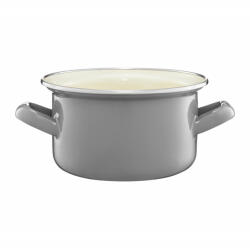 Emalia Olkusz Oala emailata 14cm, 1.25L, gri, Emalia Olkusz (35043)