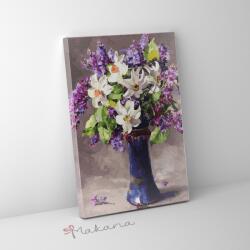 Makana Orgonák és nárciszok - Számfestő készlet, kerettel (40x50 cm)