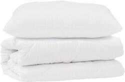 vidaXL Takaró szett párnával 2 pcs Fehér Mikroszálas 3376844 (3376844)