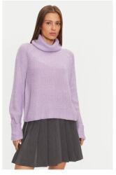 Brave Soul nyakú blúz LK-230WERBURGHS lila laza szabású, akril, M INTL (0000304579301-M)