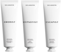 Selahatin fogkrém készlet, Gyűjtemény sz. 1, Amorista, Escapist, Hipnotizőr, vegán, fehérítő hatású, érzékeny fogak, gyulladáscsökkentő hatású, 3x65 ml (7007003)