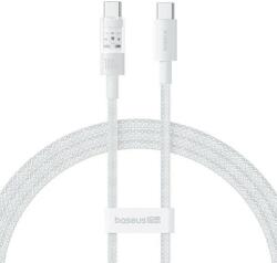 Baseus Cablu de date Baseus Gem, Fast Charging, USB Type-C la USB Type-C 100W, 1m, Alb