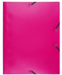 KOH-I-NOOR A4-es műanyag mappa, Koh-I-Noor, rózsaszín, gumival (LCMEX55920E)