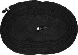 TOYA csepegtető tömlő, 30 m, poliészter/PVC, fekete (89373)