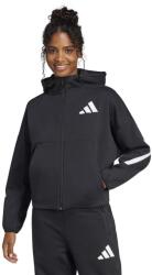 adidas Sportswear adidas Sportswear, Z. N. E. ejtett ujjú kapucnis pulóver ferde zsebekkel, Fekete, Fehér, 2XS (JC5392-XXS)