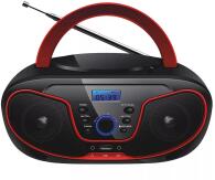 Bravo hordozható rádió CD lejátszóval, piros (B-6037RD)
