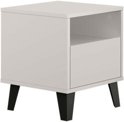 TEMPO KONDELA Éjjeliszekrény, cashmere, BOGAN NEW 1S - pepita