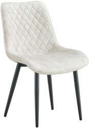 TEMPO KONDELA Étkezőszék, krémszínű/fekete, ZAINA TYP 1