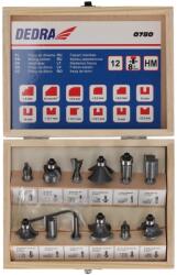 Dedra 12 darabos DEDRA 0780 formázó marószár készlet karbidból (0780)