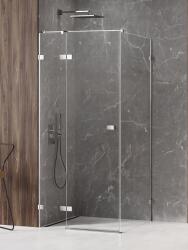 NEW TRENDY Avexa cabina de dus la comandă 80x70 cm dreptunghiular crom luciu/sticlă transparentă 10/251028271729 (10251028271729)