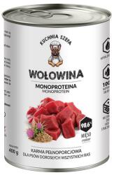 Kuchni Szefa Marhahús Monoproteinás kutyatáp minden fajtának 400 g