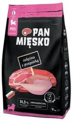 Pan Mięsko PAN MIĘSKO Borjúhús fürjjel kölyökkutyáknak, száraz táp (L) 9 kg