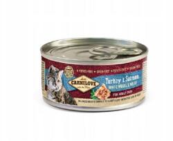 CARNILOVE Cat turkey salmon Pulykás és lazacos eledel macskák számára 100 g
