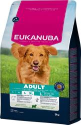 EUKANUBA Adult Large Breeds Lamb Rice 3 kg száraz kutyatáp nagytestű kutyáknak, gazdag bárányhúsban és rizsben