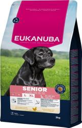 EUKANUBA Senior Large Breeds Chicken 3 kg száraz táp idős nagytestű kutyáknak friss csirkével