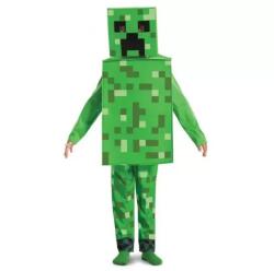 Disguise Minecraft: Costum de lux pentru copii Creeper - Mărimea L (115779G 15L) Costum bal mascat copii