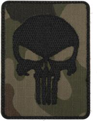 TM Patch Punisher 76 x 11 mm - Negru