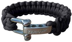 Texar Brățară Paracord Texar cu clemă - Black