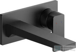 Duravit MANHATTAN falsík alatti mosdó csaptelep 19 cm-es kifolyóval, alaptest-és leeresztő nélkül, matt fekete MH1070004046 (MH1070004046)