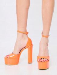 Shein B32119 Shein Platformos Narancssárga Szandál (49) 41 (sx2412173666646106)