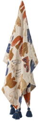 Bloomingville Pătură maro din bumbac reciclat 130x160 cm Anniversary - Bloomingville Patura