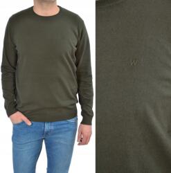 Wrangler Crew Knit rosin green Zöld Férfi Pulóver khaki XXL (W8A02PXWY)