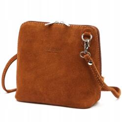 Barberinis velúrbőr kis női postás táska vállpánttal (5904492409134)