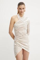 PINKO bársony ruha - bézs M