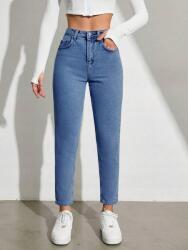 Shein IC41208 Shein Petite Mom Jeans Nadrág Magas Derekú (49) M