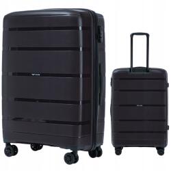 Wings Adott bőrönd nagy Wings Hawfinch 3.0 Black Feladott utazópoggyász (HWF02-L-BLACK)