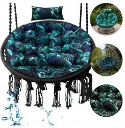 Blomster Hintapárna függőszék damil kerti báb vízálló Bónusz (Poduszka na kokon PREMIUM PIK - LIŚCIE)