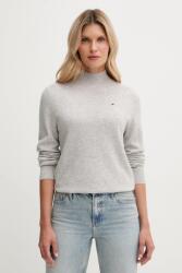 Tommy Hilfiger gyapjú pulóver - szürke L - answear - 68 990 Ft