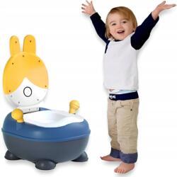  Csúszásgátló bili gyerekeknek Sárga nyuszi cserélhető Wc betét (ElizkaToys_toaleta)