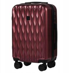 Wings Kézi bőrönd Wings Pc Golden Eagle 20" Wine Red kemény kabinpoggyász (PC-190-W.RED-S)