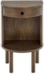 Actona Sötét natúr színű éjjeliszekrény tölgyfa dekorral Paron - Actona - bonami - 73 860 Ft