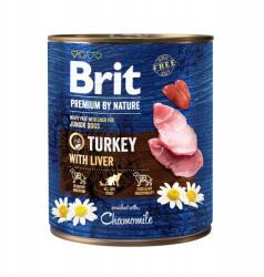 Brit Kutyatáp Brit Premium By Nature Pulyka Májjal 800g