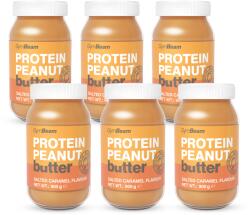 GymBeam Unt de arahide proteic 6 x 900 g caramel sărat