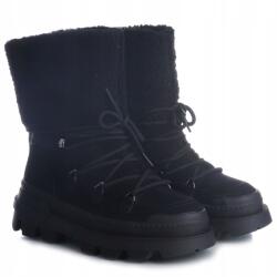 Lee Cooper Női hócsizma Lee Cooper LCJ-24-47-3148L Black fekete meleg MÉRET37 (LCJ-24-47-3148L)