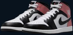 Jordan Air Jordan 1 Mid "White Rust Pink Black" [ 40 ] (DQ8426-100)