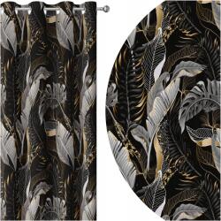 HomeView Függöny Kész Átvezetők 140x250 Átvezetők Levelek 095 Rövidítés Ingyenes (H-ZAP095-140x250)