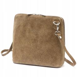 Barberinis velúr bőr kis női postás táska vállrekeszszel (greg-57767)