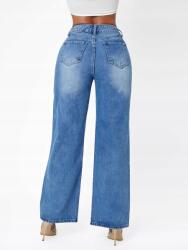 Shein HC63113 Shein Széles Női Farmer Nadrág (49) 31/32