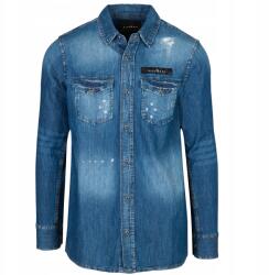 John Richmond stílusos férfi ing Denim Jeans -60%%% roz. L XL
