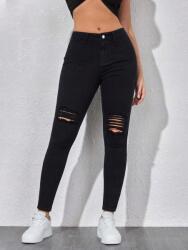 Shein LC33210 Shein Farmer Nadrág Kopásálló Csővel (49) M