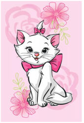 Disney Marie Pink Flower polár takaró, pléd 100x150 cm Nr1