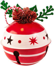 Valex Decor Karácsonyi csengettyű 8 x 8cm - Hópihés (CH110-01)