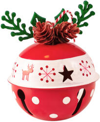 Valex Decor Karácsonyi csengettyű 8 x 8cm - Őzikés (CH110-02)